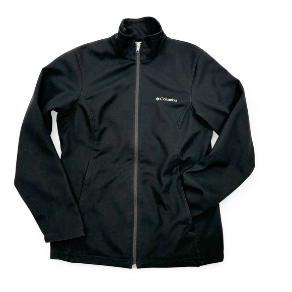 Columbia Jackets & Blazers - Columbia Women's Black Softshell Jacket | Size Small | Fleece Lined Zip Front